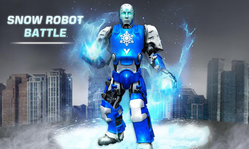 Ice Superhero Flying Robot - F Screenshot 0