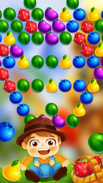 Farm Bubble Shooter Story - Fruits mania Captura de tela 2