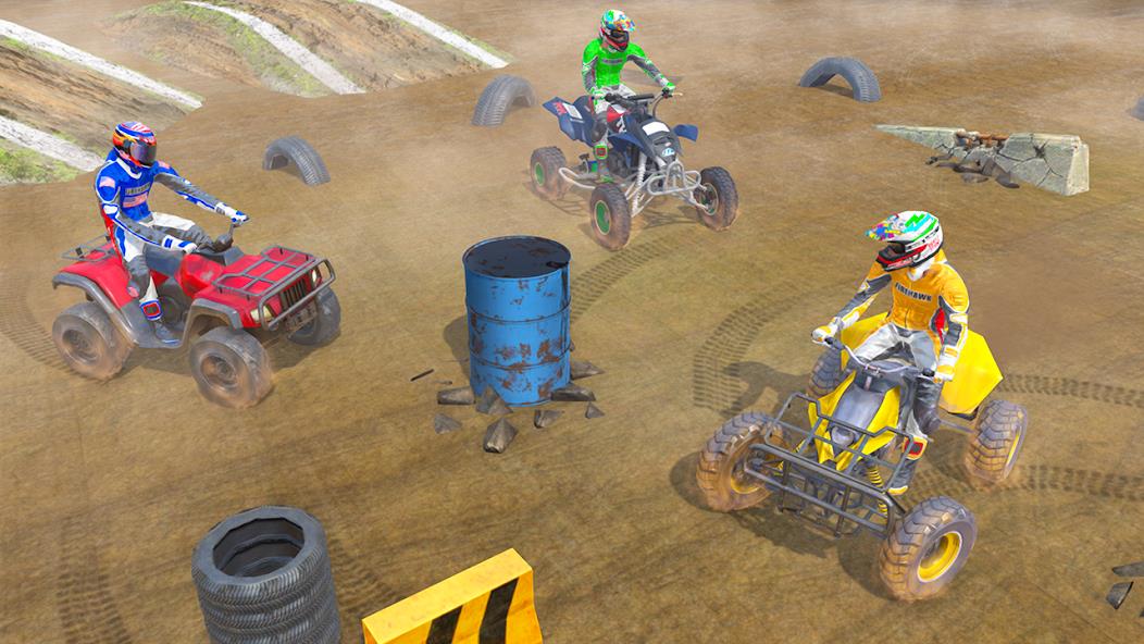 ATV Quad Bike Derby Games 3D Mod Скриншот 1