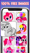 Pony Pixel Art Coloring Book スクリーンショット 0