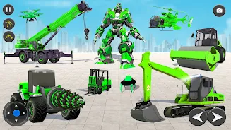 Robot Truck Car Transform Game Captura de pantalla 3