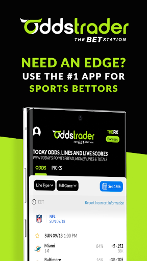 OddsTrader: Sports Betting Скриншот 0