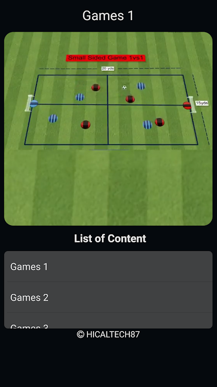 Football Small Sided Games Скриншот 1