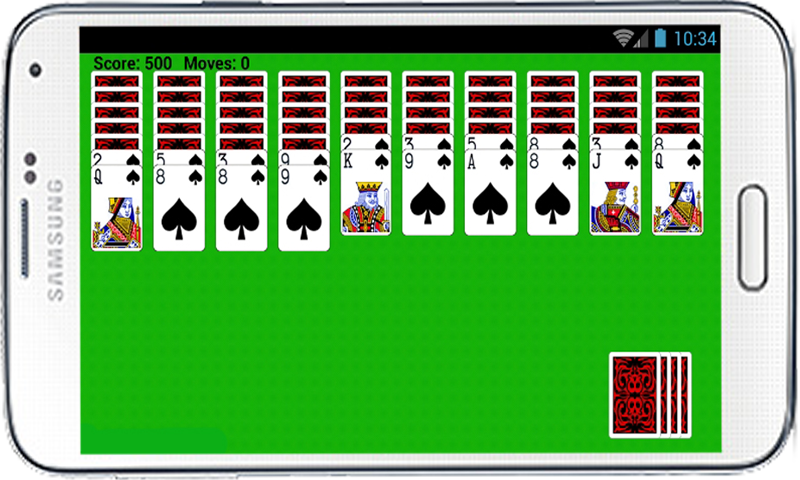 Spider Solitaire Free Game HD Captura de tela 1