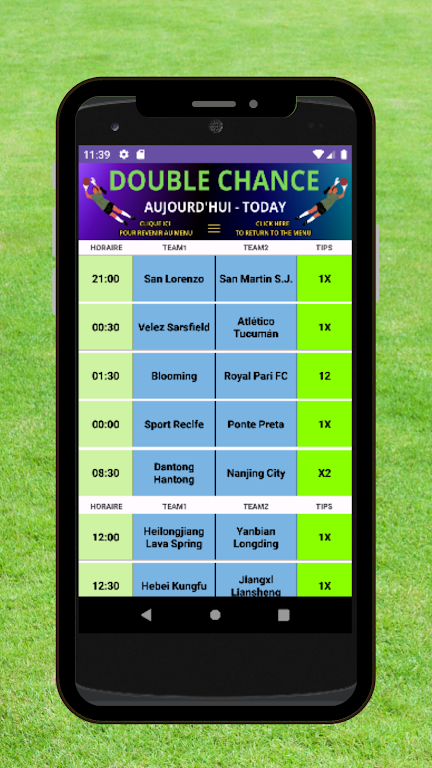 Football Double Chance Captura de pantalla 0