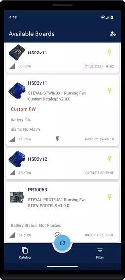 ST BLE Sensor ภาพหน้าจอ 0
