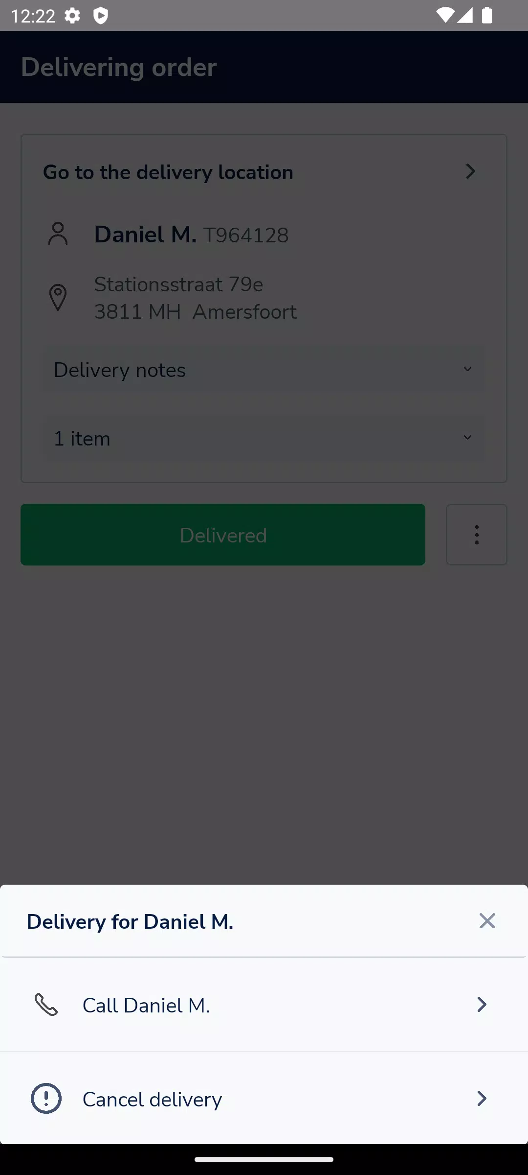 Deliverect for Couriers 螢幕截圖 0