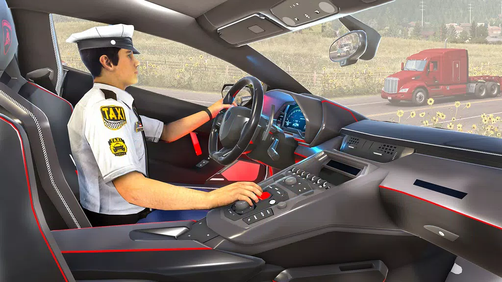 Crazy Car Driving: Taxi Games Zrzut ekranu 0