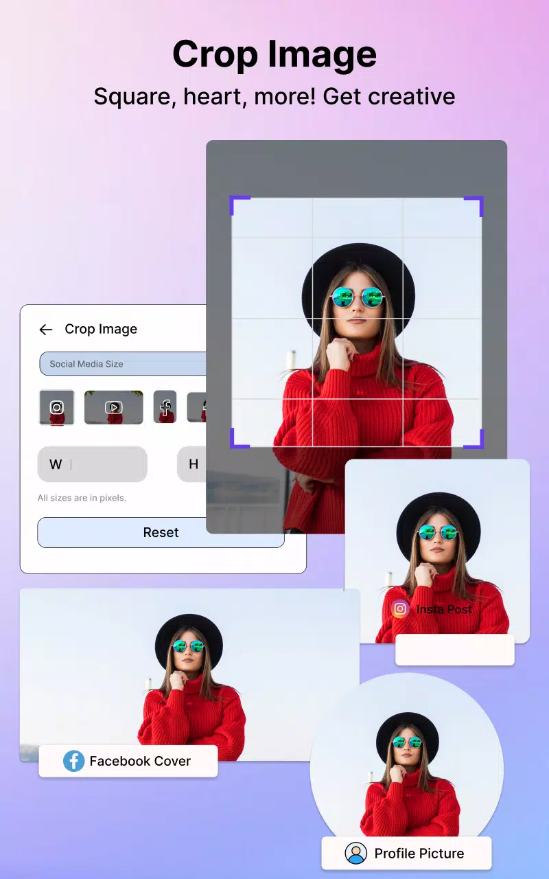 Image Crop - Compress, Resizer Скриншот 1