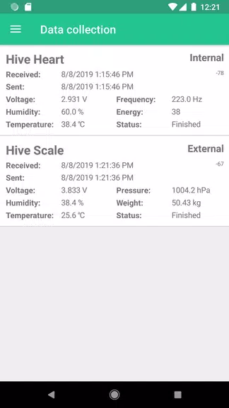 Bee Hive Monitoring Gateway スクリーンショット 1