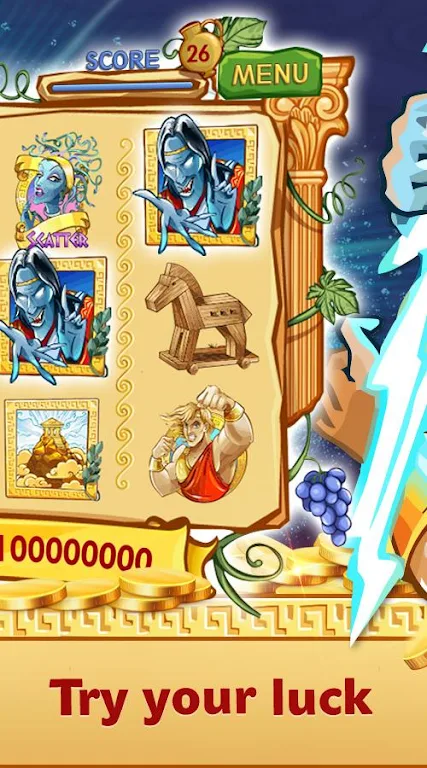 Greek Legends Slots Capture d'écran 2