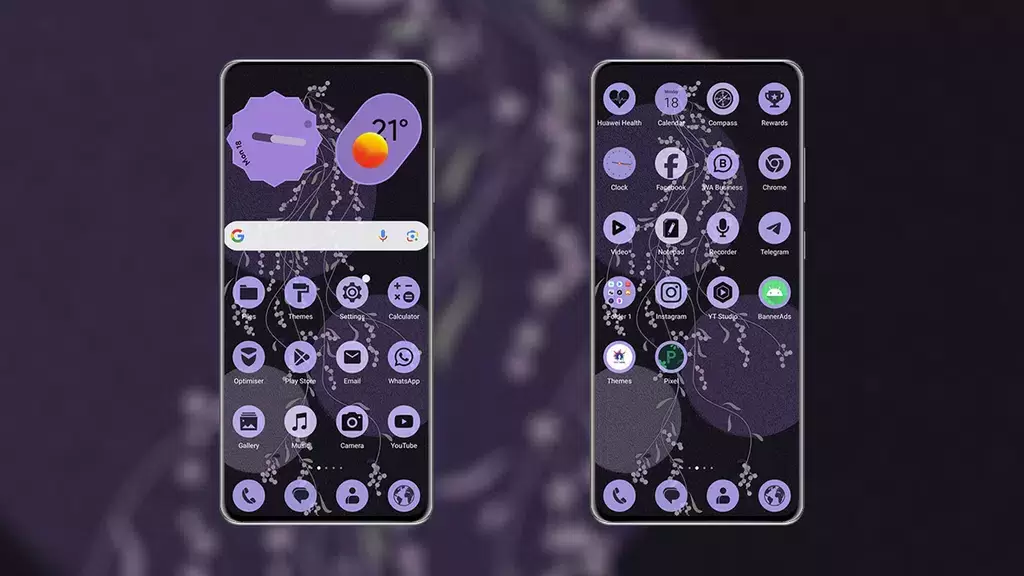 PixPurple EMUI MagicOS Theme 螢幕截圖 0