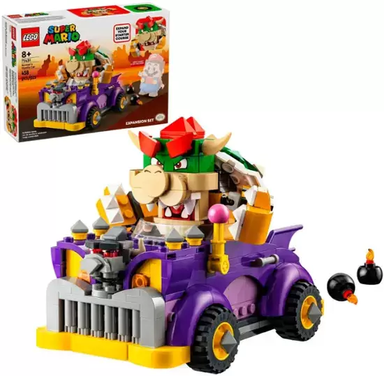 Set di muscle car di Lego Super Mario Bowser