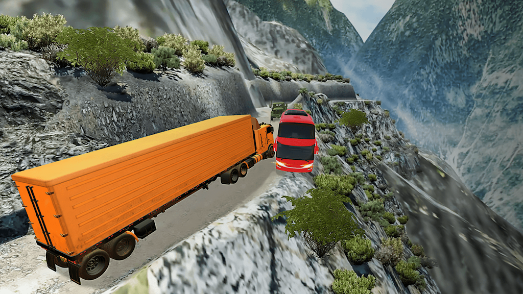 Risky Roads Bus Driver Offroad Capture d'écran 3