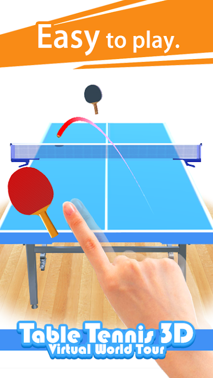 Table Tennis 3D Ping Pong Game 螢幕截圖 2