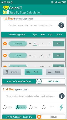 SolarCT - Solar PV Calculator Zrzut ekranu 0