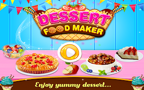 Dessert Sweet Food Maker Game スクリーンショット 0