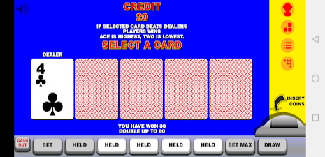 Video Poker with Double Up 스크린샷 0