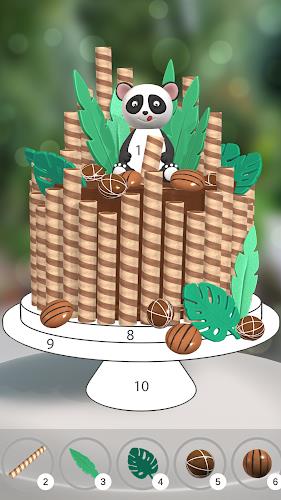 Cake Coloring 3D 螢幕截圖 2