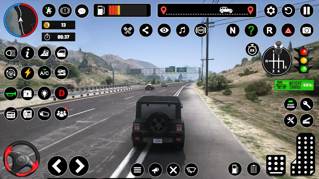 Offroad Jeep Driving & Parking Mod Скриншот 0