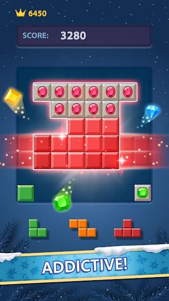 Block Puzzle: Block Smash Game Mod Tangkapan skrin 1