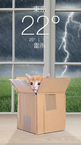 Weather Kitty - App & Widget Capture d'écran 3