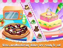 Sweet unicorn cake bakery chef स्क्रीनशॉट 3