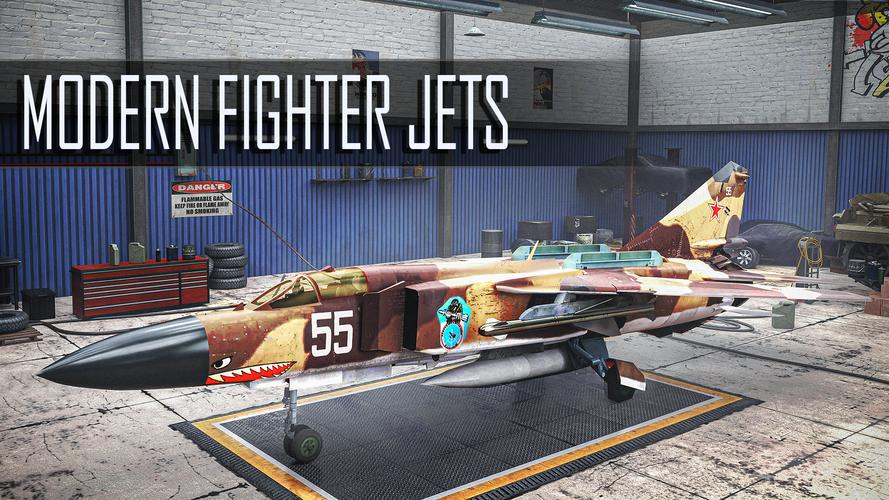 Jet Fighter: Sky Combat 3D स्क्रीनशॉट 2