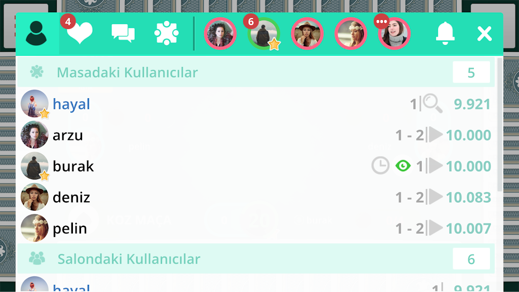 Eşli İhaleli Batak Schermafbeelding 2