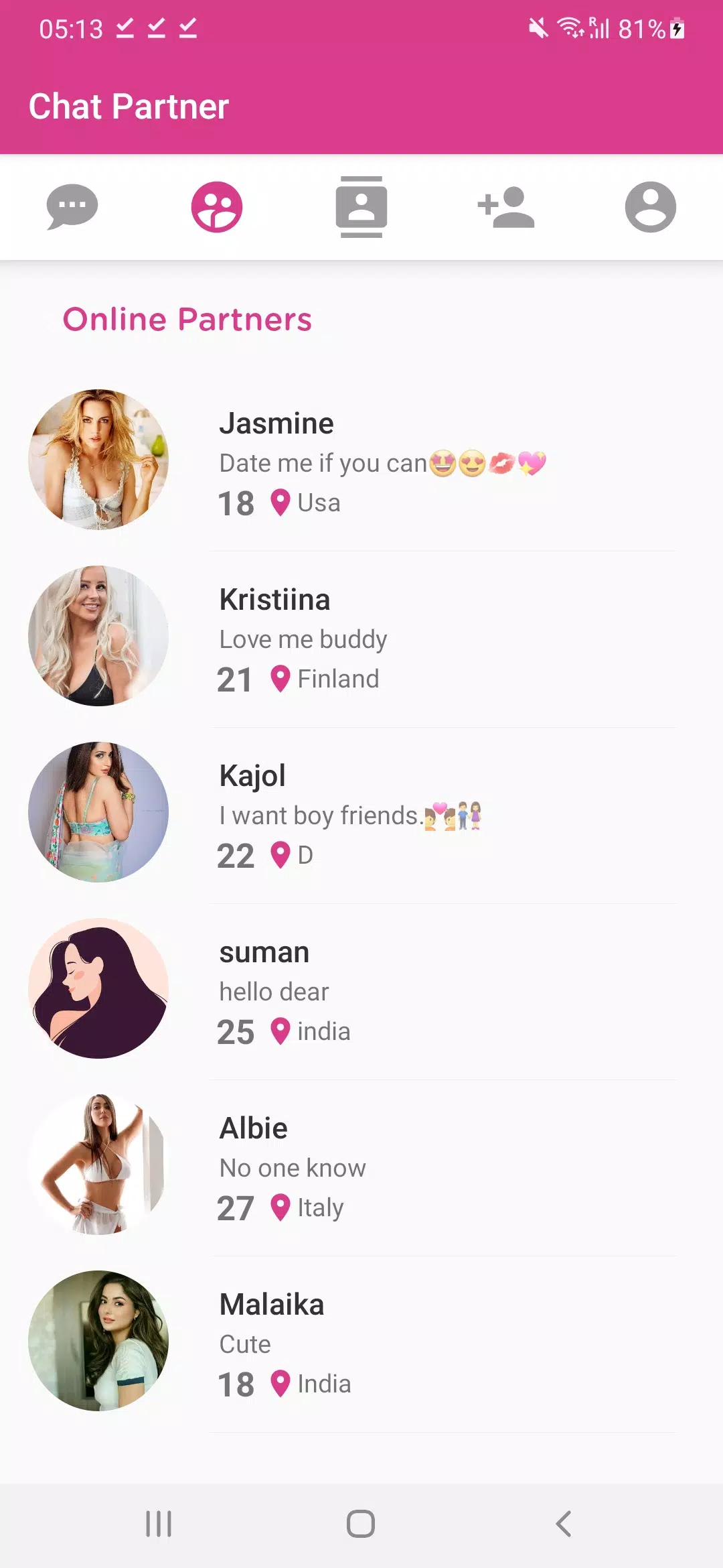 Chat Partner स्क्रीनशॉट 3