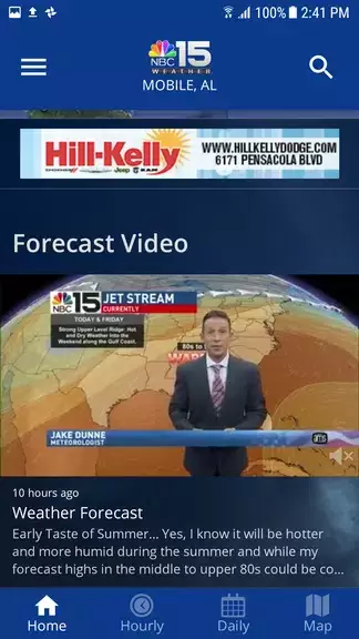 NBC 15 WPMI Weather Tangkapan skrin 1