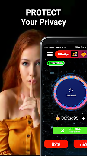 Kite Secure VPN: Proxy Master ဖန်သားပြင်ဓာတ်ပုံ 1