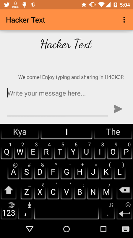 Hacker Text Generator Screenshot 1