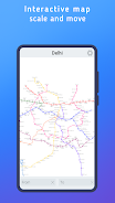 Delhi metro map Zrzut ekranu 1