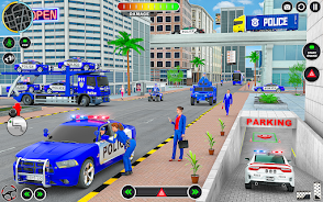 Police Cargo Transport Games Captura de tela 3