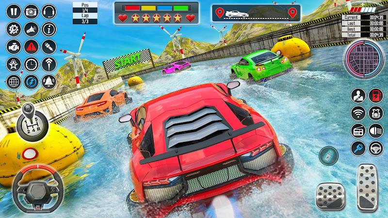 Schermata Water Car Racing 3d: Car Games 1