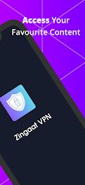 Zingaat VPN - Fast & Secure Tangkapan skrin 1