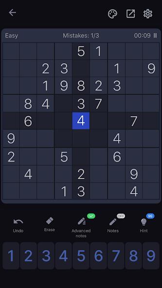 Sudoku - Classic Sudoku Puzzle Mod Zrzut ekranu 1