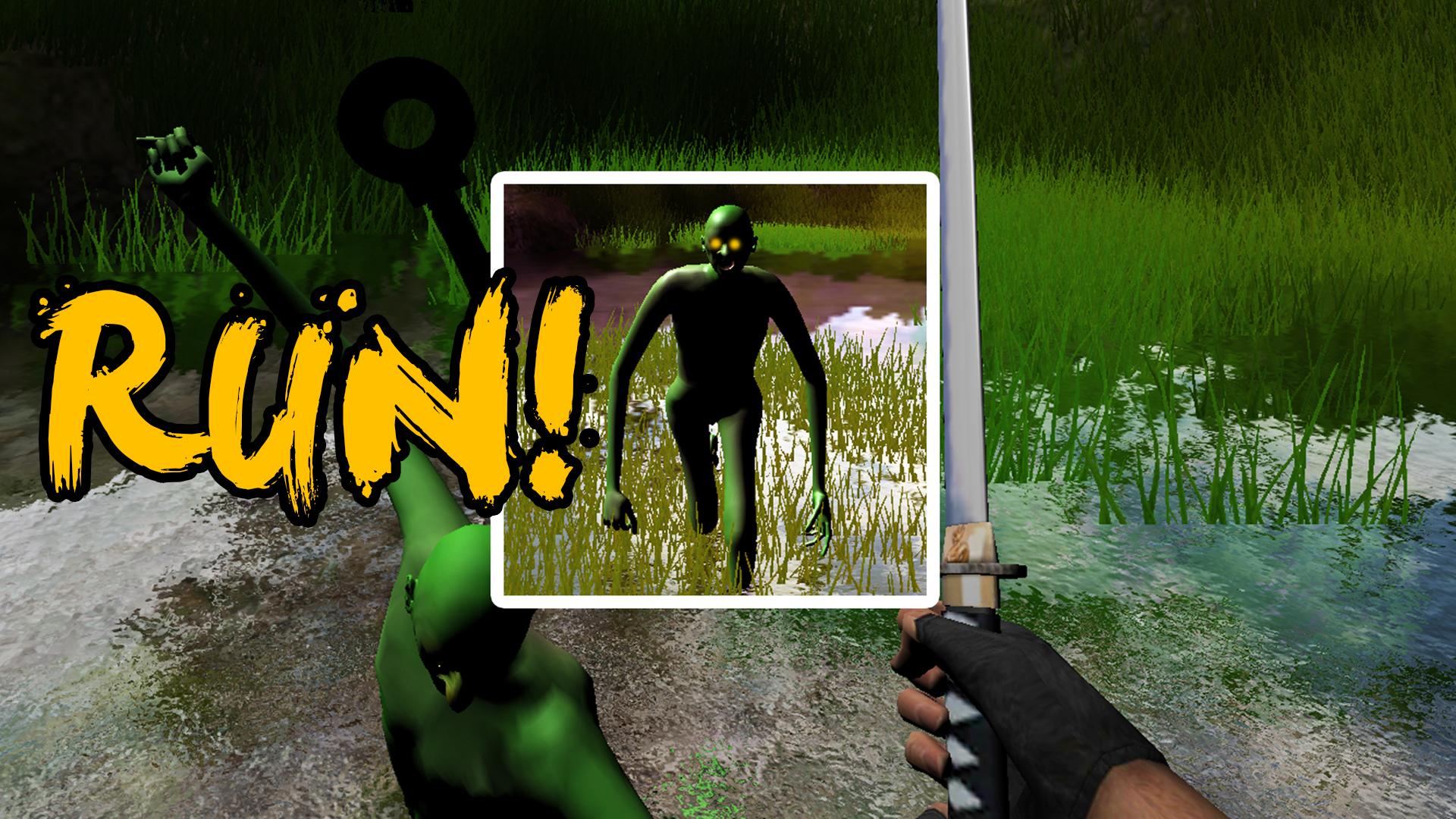 Green monster chase : horror Captura de pantalla 1