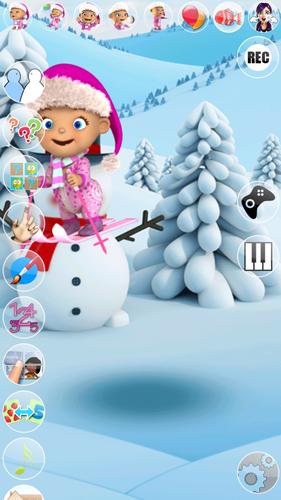 Talking Baby Babsy Winter Fun Screenshot 3