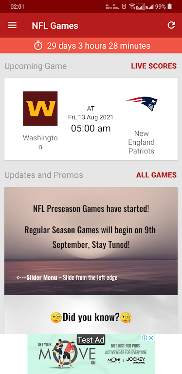 NFL 2024 Schedule Scores 螢幕截圖 0