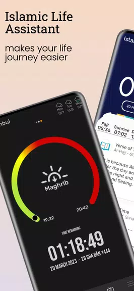 Azan Time Pro - Quran & Qiblah Schermafbeelding 0