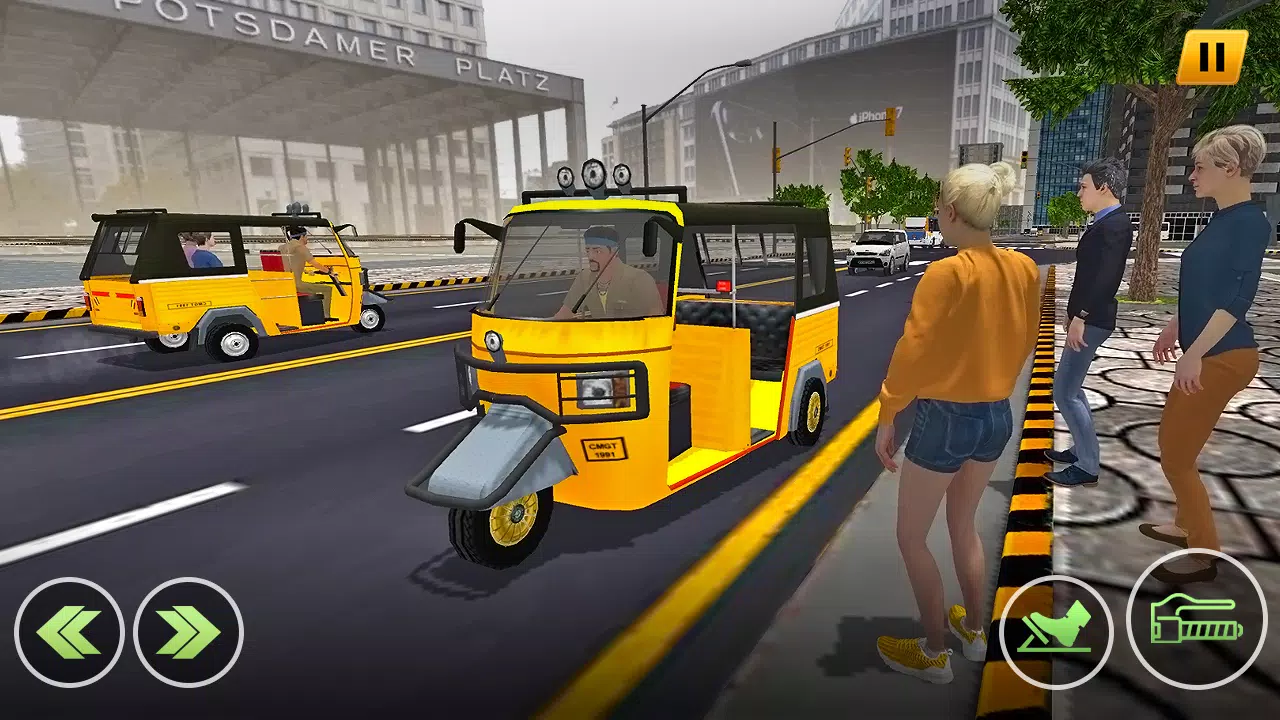 Tuk Tuk Rickshaw Auto Driving Captura de tela 0