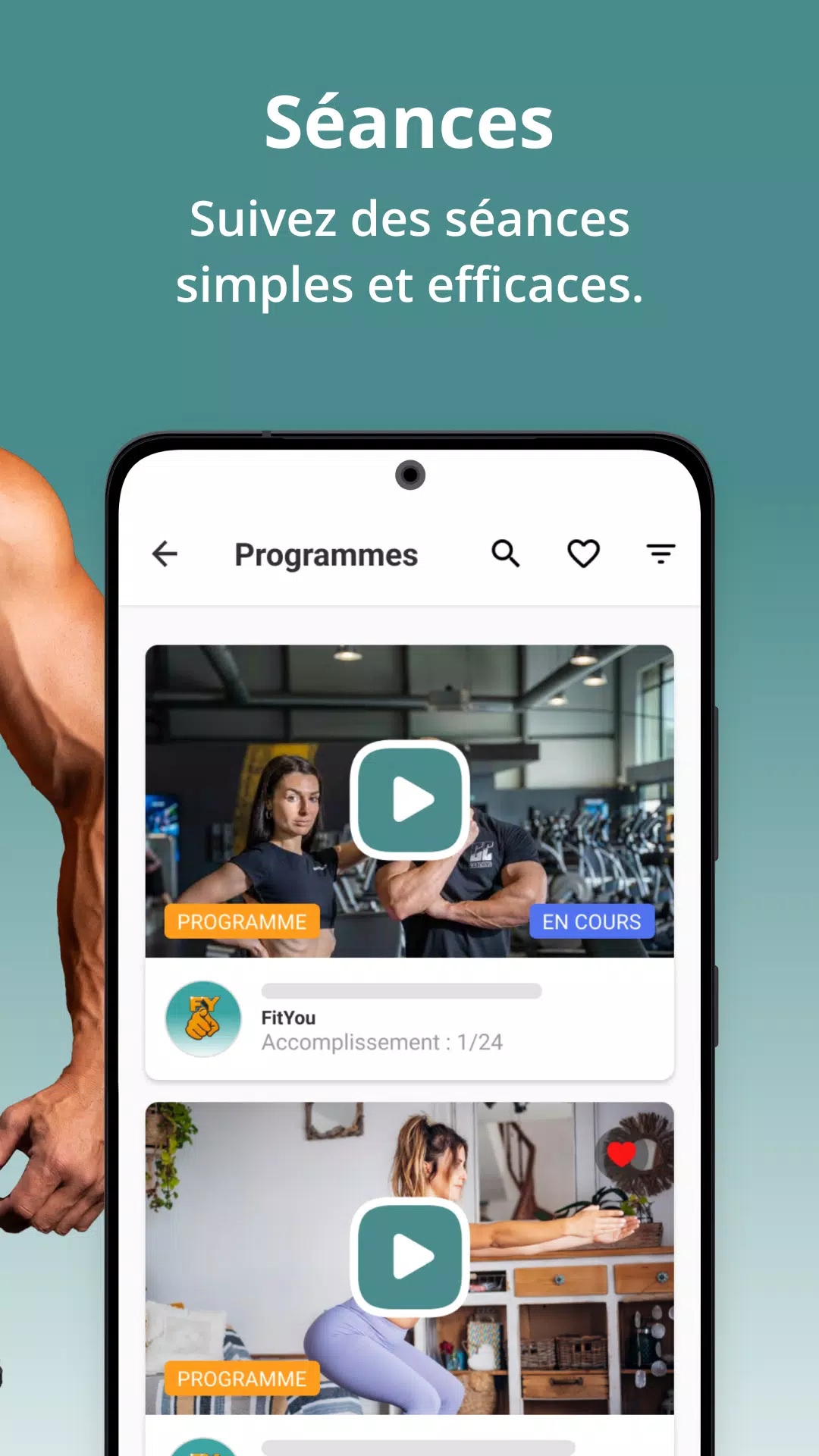FitYou - Fitness, Nutrition स्क्रीनशॉट 2