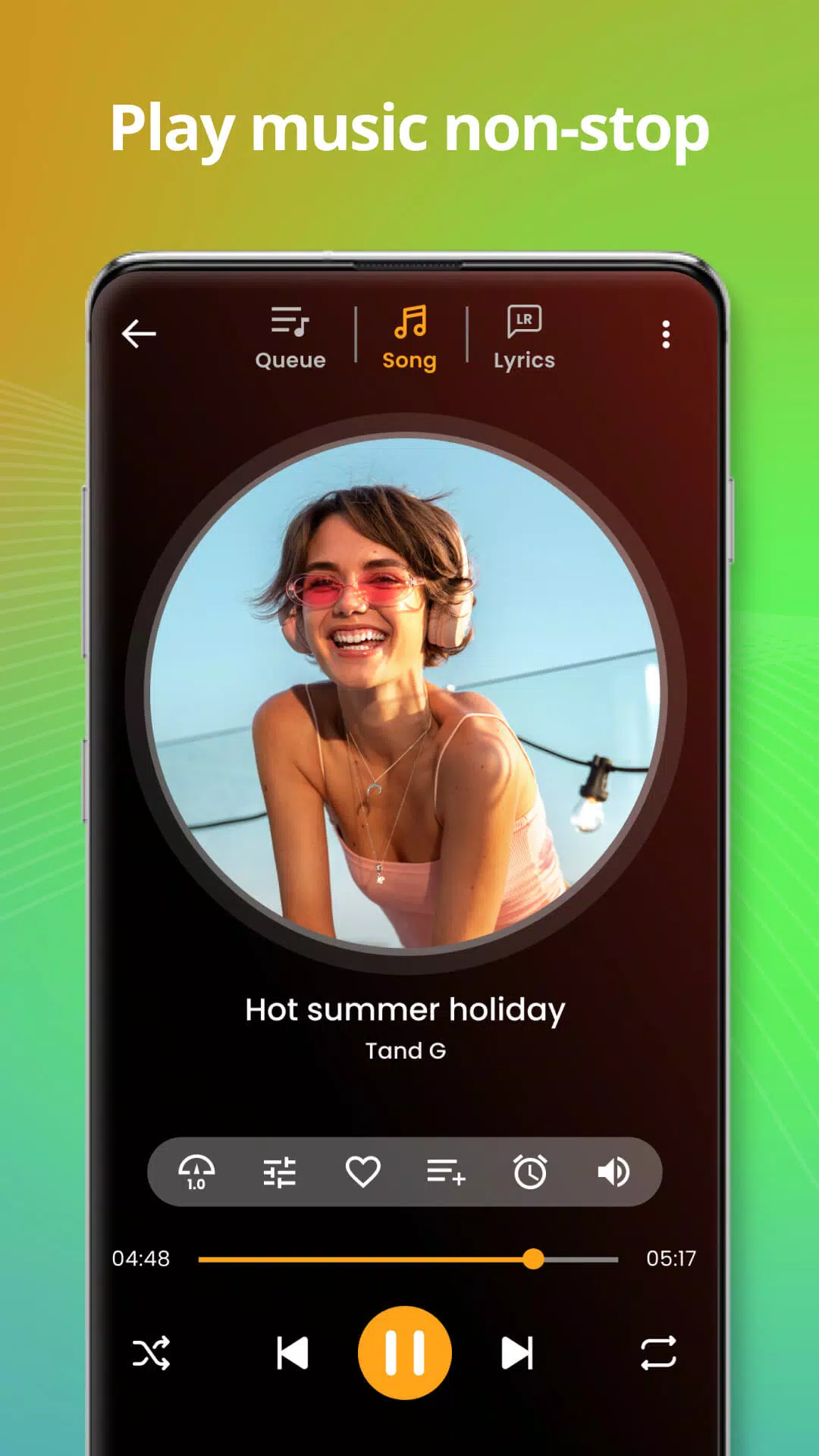 Music player Schermafbeelding 2