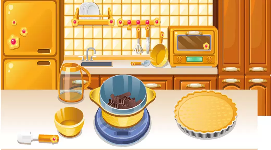 girls cooking games chocolate Screenshot 3