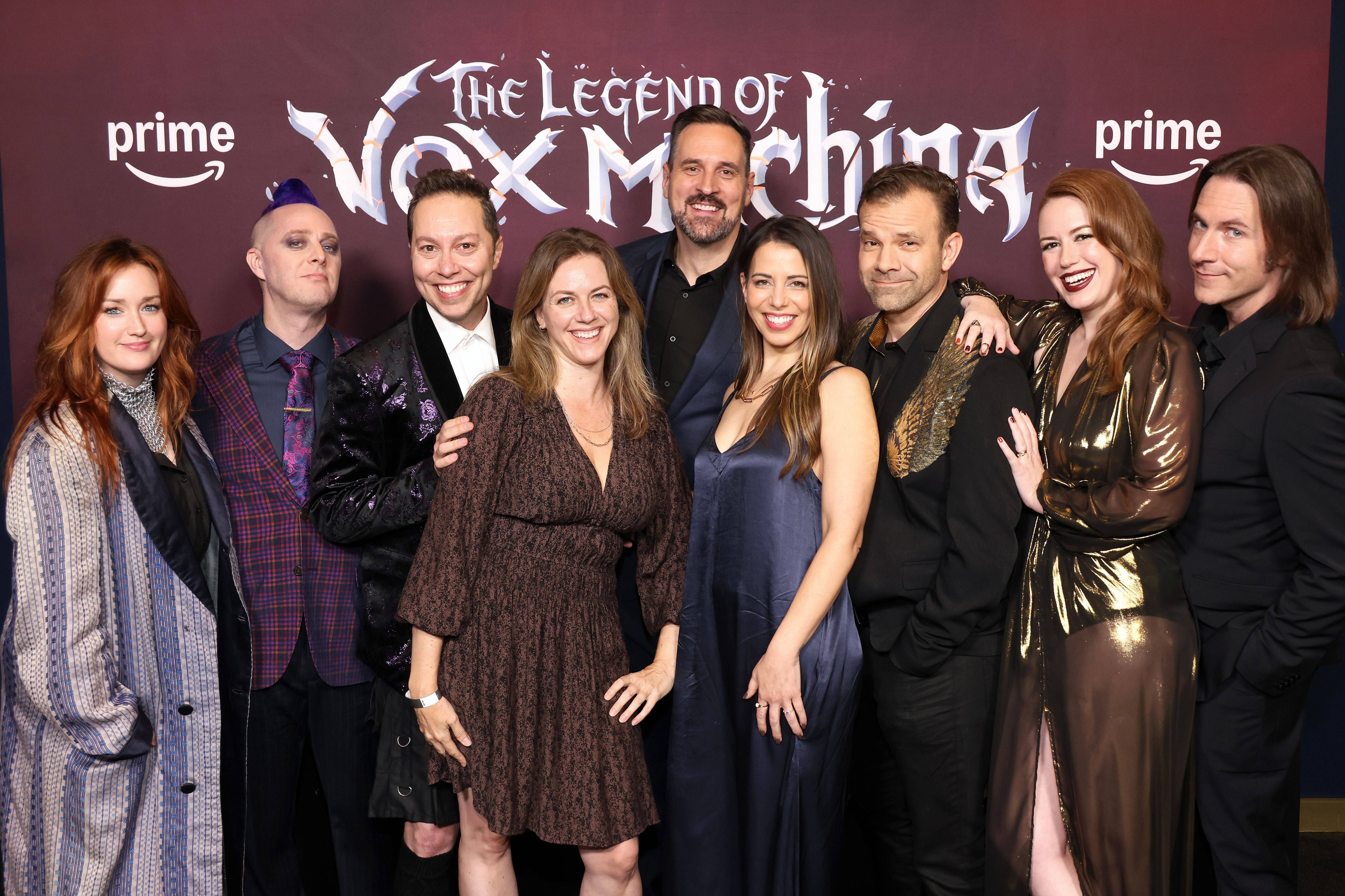 นักแสดงของตำนานของ Vox Machina รูปภาพโดย Anna Webber Getty Images สำหรับวิดีโอยอดเยี่ยม