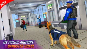 US Police Dog Games : Airport Crime Police Games Ekran Görüntüsü 2