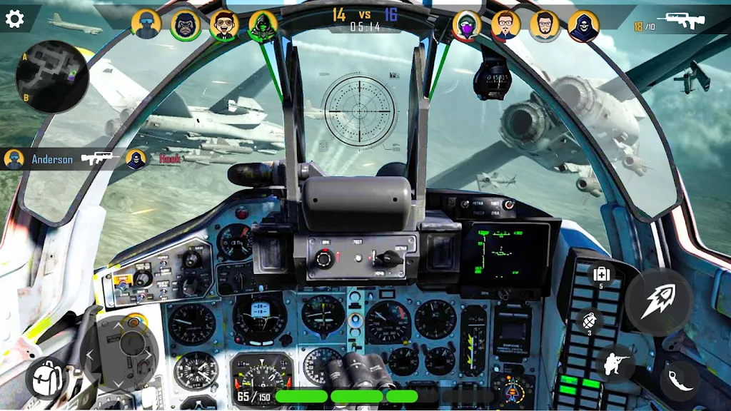 Fighter Jet Games Warplanes Ekran Görüntüsü 2