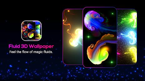 Magic Fluid: Live Wallpaper 3D 스크린샷 0